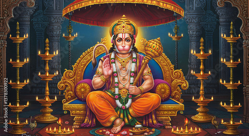 Hanuman: The embodiment of devotion, power, and unwavering loyalty and courage