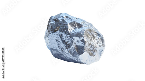 Lithium, a soft silver metal used in industry due to its low density, a high electrochemical lithium ore.