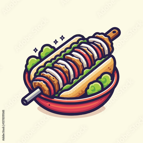 souvlaki, meat, greek, food, cuisine, meal, grilled, kebab, traditional, dinner, pork, chicken, background, lunch, grill, roasted, mediterranean, skewer, snack, plate, pita, onion, barbecue, dish, del