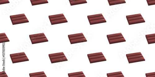 Chocolate Pattern background. dark chocolate bar seamless pattern background. Chocolate Seamless Pattern background.