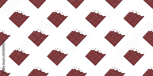 Chocolate Pattern background. dark chocolate bar seamless pattern background. Chocolate Seamless Pattern background.