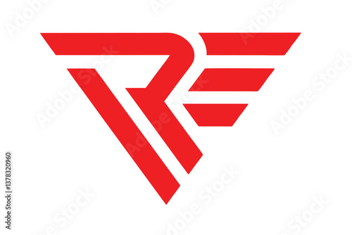 initial letter r-f abstract logo icon design Free Download initial letter r-f abstract logo icon design - GFXLoad
