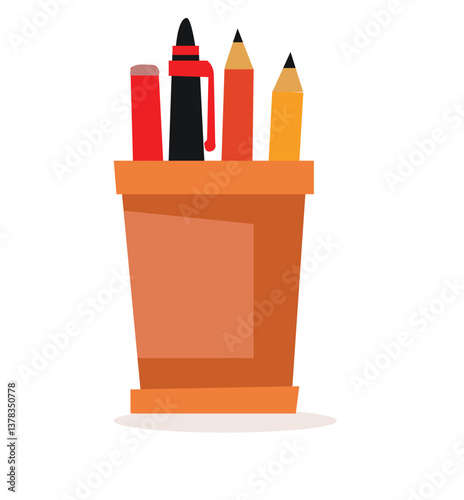 pencil and pen basket