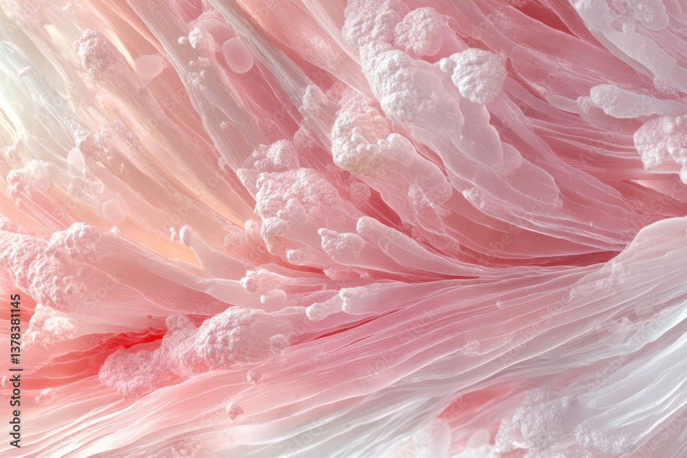 Pink coral reef abstract design creating a stunning visual experience Pink coral reef abstract design creating a stunning visual experience