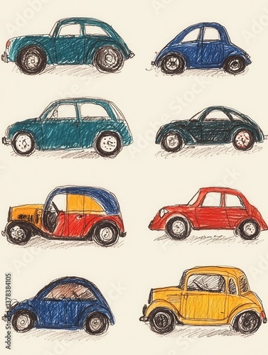 set of cars
