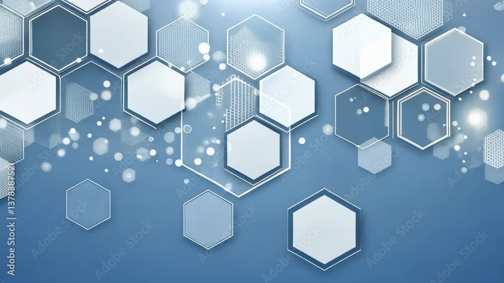 Abstract hexagonal pattern