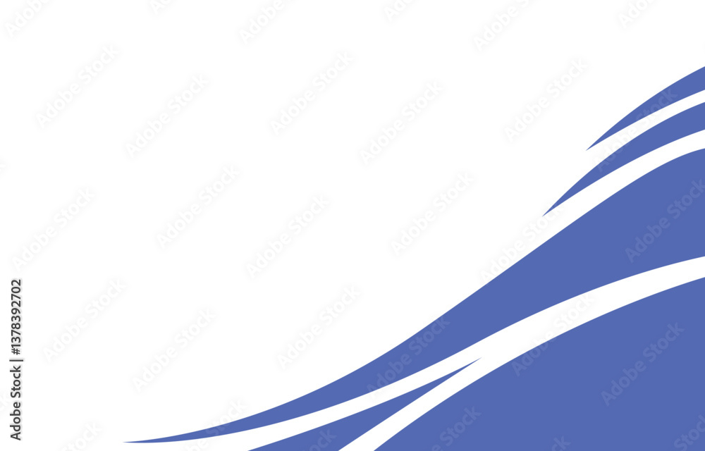 Fototapeta premium Modern blue banner background. Graphic design banner pattern background