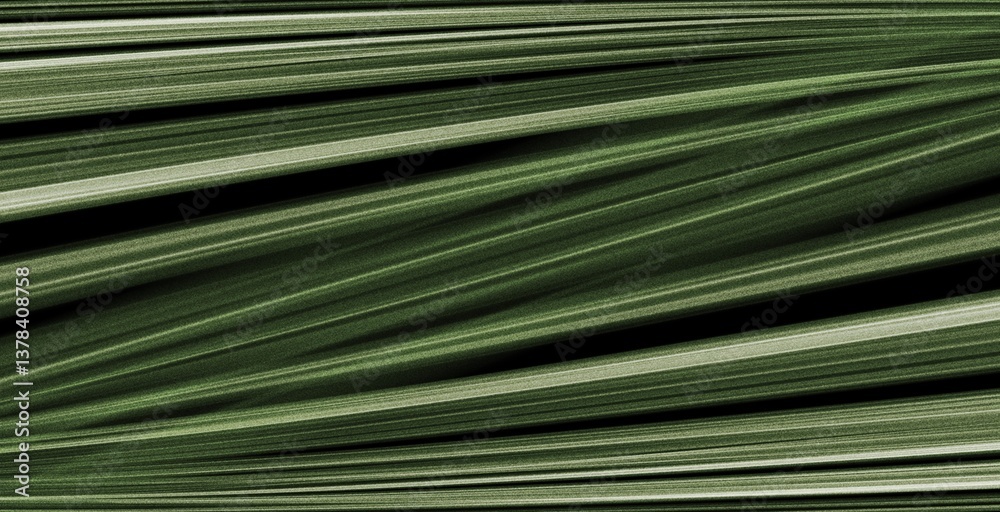 Obraz premium Green abstract light background lines design with grainy dynamic glowing energy speed fluid wavy dark texture backdrop glow vibrant technology banner