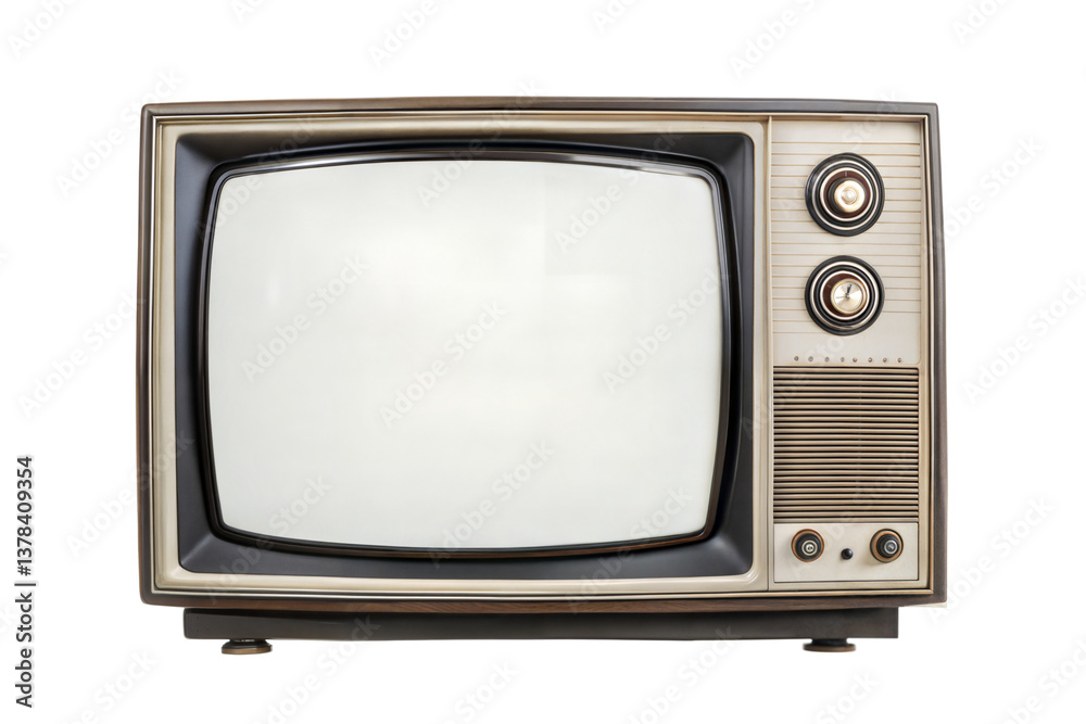 Old tv isolated on transparent background. Png Old tv isolated on transparent background. Png