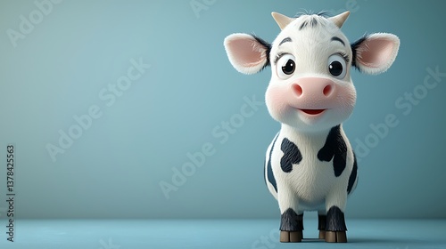 Cute cartoon cow (1)