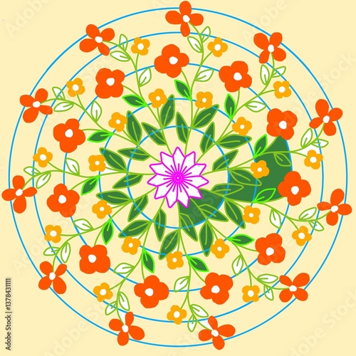 abstract floral background