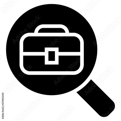 search recrutement vector icon 
