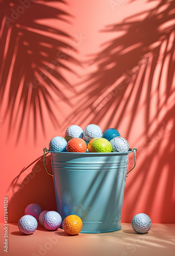 bucket of balls