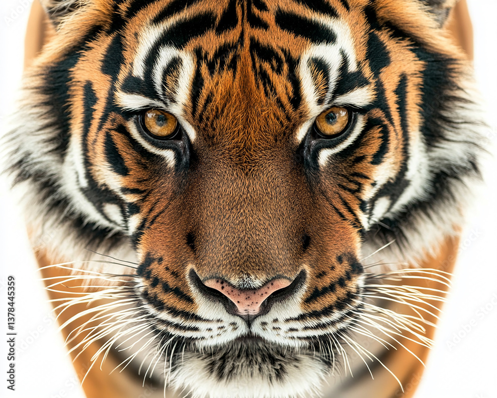 Obraz premium Tiger close-up, fierce tiger,