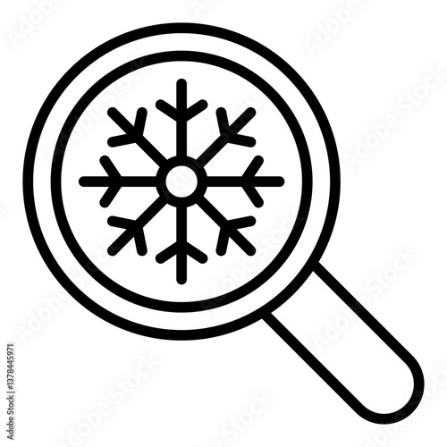 Hiring Freeze Icon. Job market pause symbol. Employment restrictions and recession impact - stock vector. Outline Icon