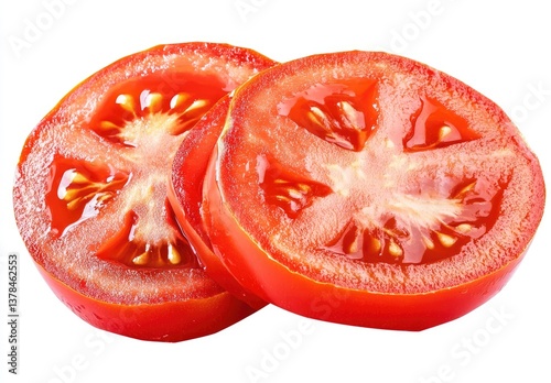 Wallpaper Mural Two Slices of Fresh Tomato Torontodigital.ca