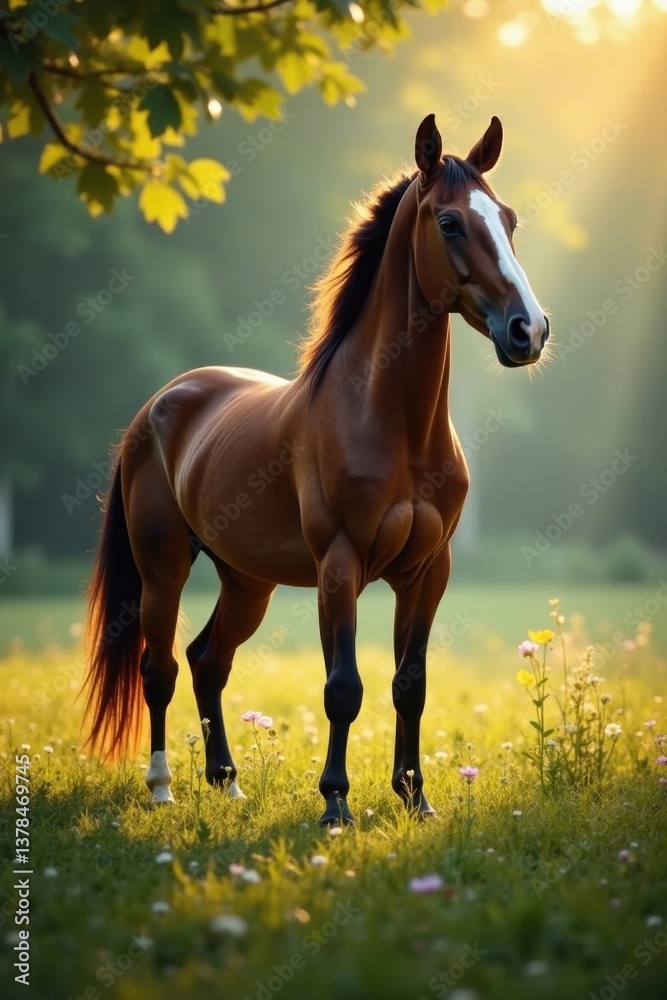 Obraz premium Subtle sawhorse, soft diffused light, clean lines, workshop, sawhorse, minimalist