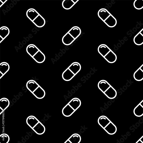 medical seamless pattern background with pills, vitamins. concept for hospitals, pharmacies and healthcare.