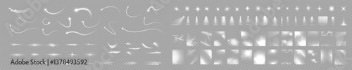 Shiny Sun Rays Light Flare Glow Sparkle Wave Abstract Background Lens Glitter Beam Twirl Effect Festive Flash Glowing White Decoration Vector