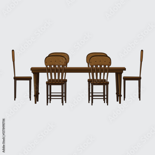 table and chairs