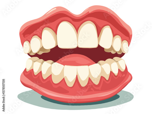 denture vector art