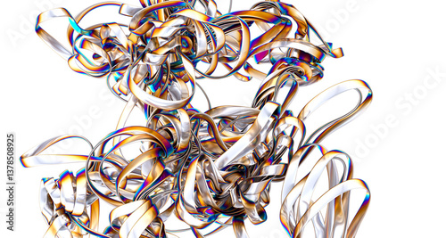 Abstract colorful liquid sw...