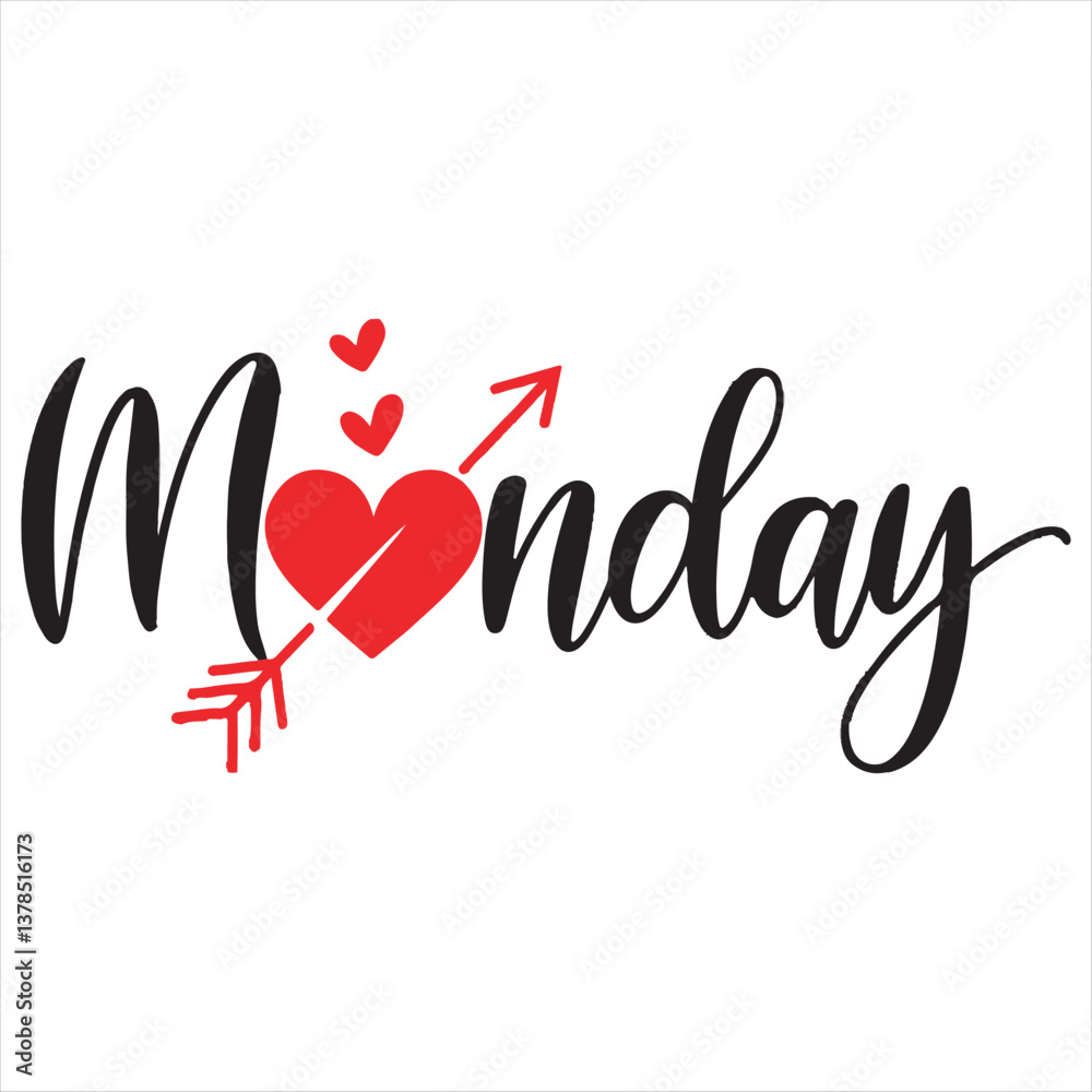 Romantic Monday Typography Design,Love Theme Monday Lettering,Heart and Arrow Monday Text Art,Elegant Monday Calligraphy with Heart,Minimalist Love Monday Text Logo Romantic Monday Typography Design,Love Theme Monday Lettering,Heart and Arrow Monday Text Art,Elegant Monday Calligraphy with Heart,Minimalist Love Monday Text Logo