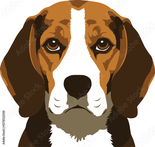  luna head dog image silhouette vector