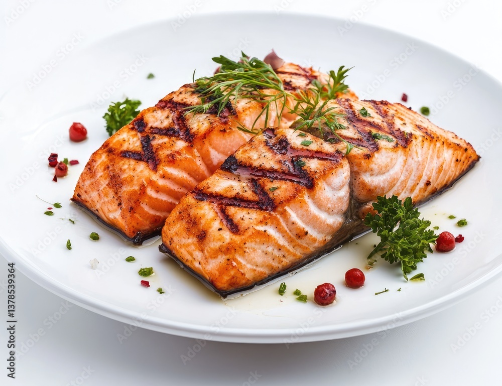 Grilled Salmon Fillets Grilled Salmon Fillets