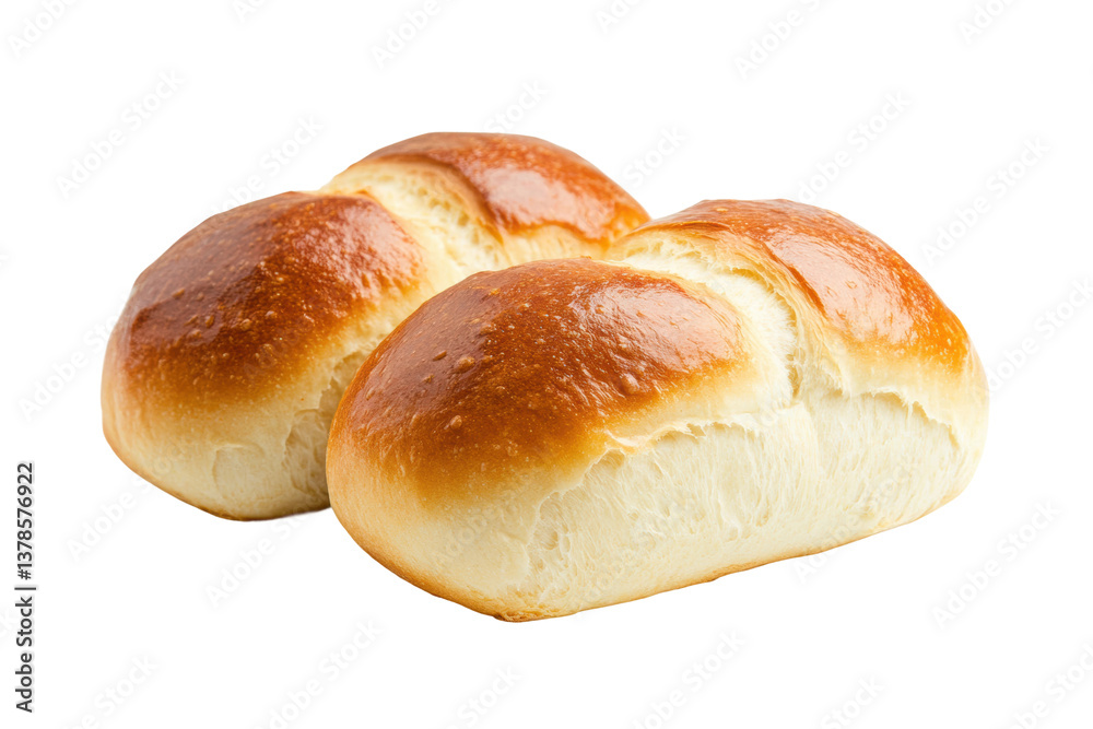 Golden brown challah loaves with shiny crust on black background, cut out Golden brown challah loaves with shiny crust on black background, cut out