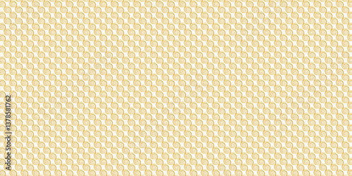Seamless swirl pattern background texture design golden spiral decorative textile wallpaper repeating art