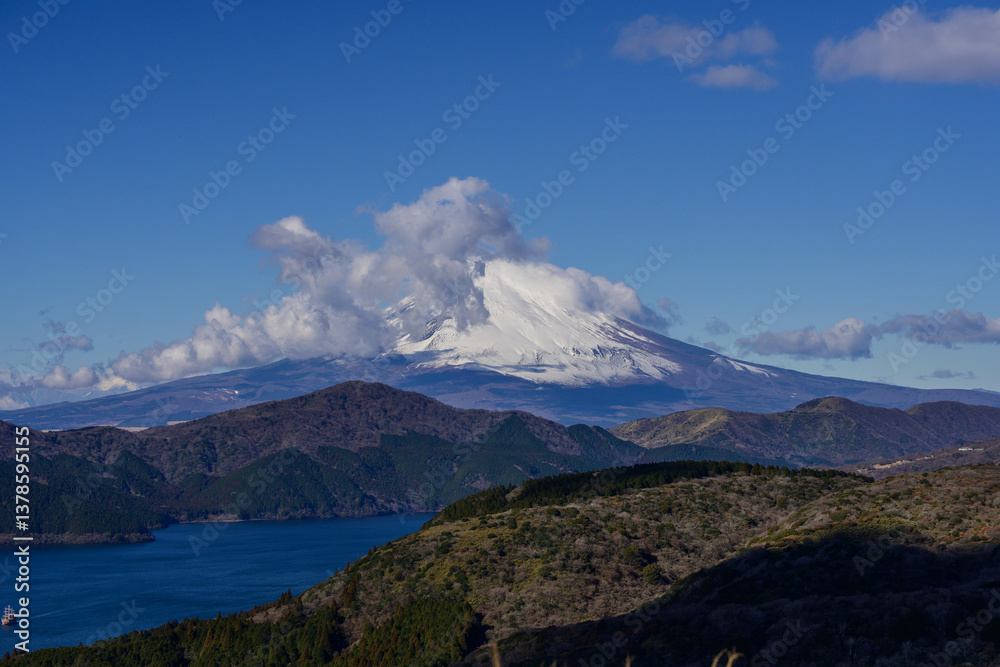 Fototapeta premium １月の富士山