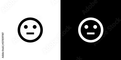 Neutral Face Icon
