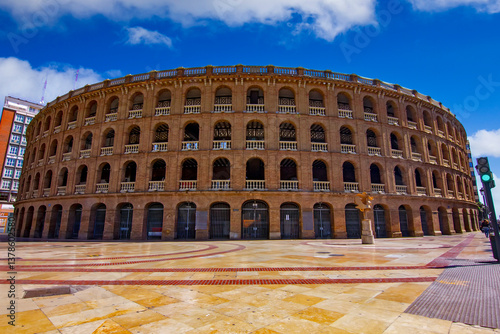 Obraz na płótnie Bullring of Valencia, Spain w salonie