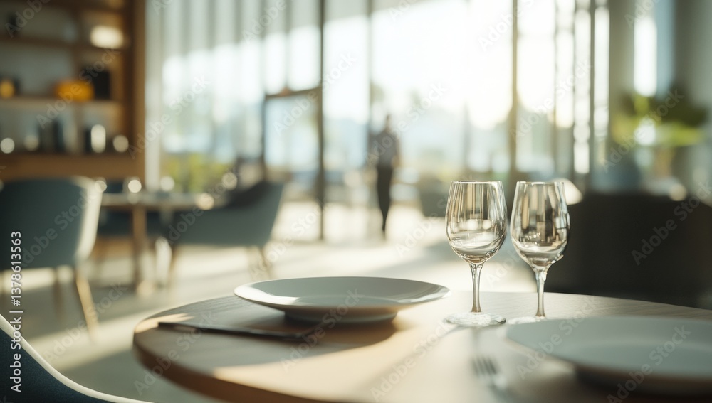 Fototapeta premium table set for a dinner