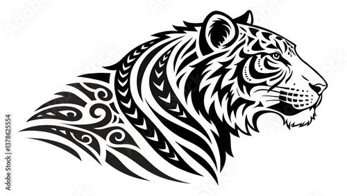 Wallpaper Mural tiger silhouette Torontodigital.ca