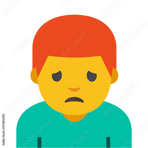 Sad Boy (Yellow Skin Tone)
