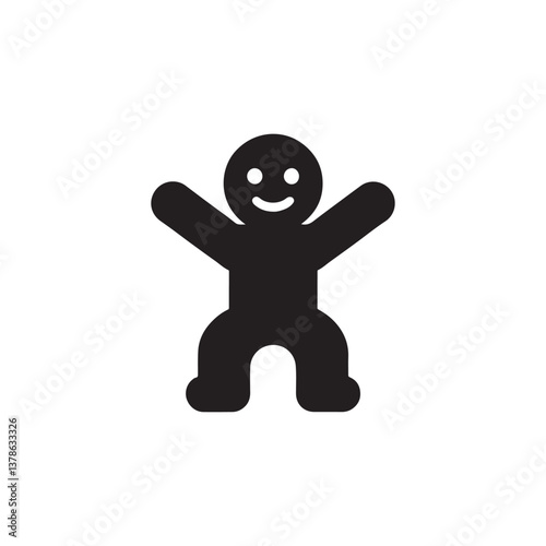 man with a icon silhouette