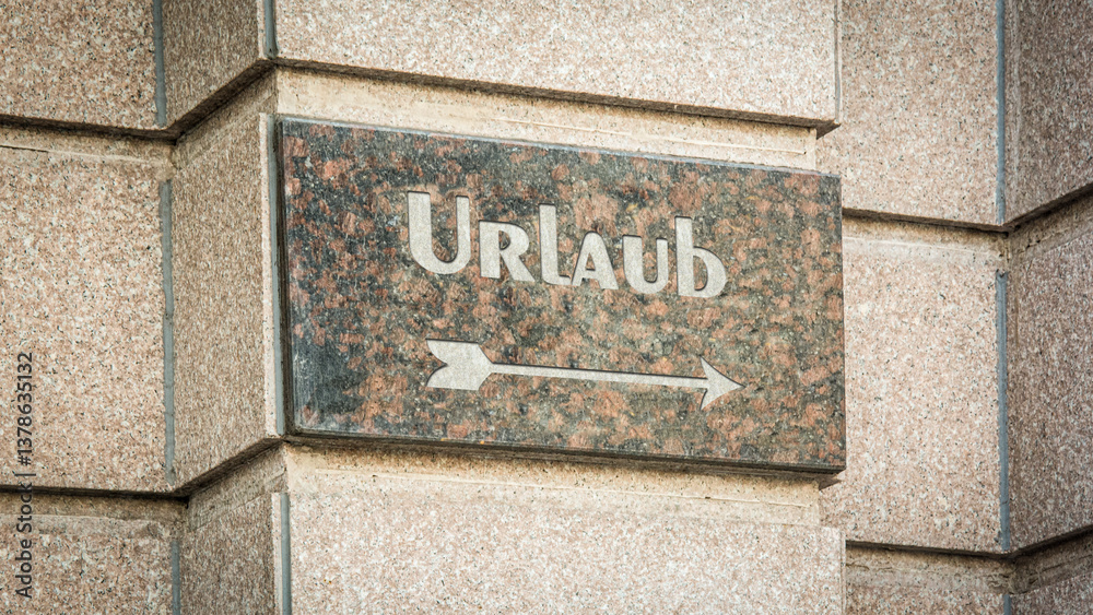 Fototapeta premium Signposts the direct way to Vacation