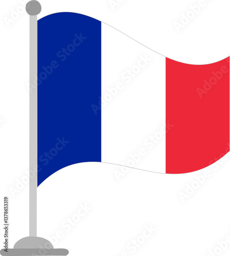 Free Download france, flag, french, country, banner, sign, icon, button, symbol, national, europe, illustration, nation, 3d, badge, vector, emblem, patriotism, design, travel, glossy, isolated, waving, wind, pin - GFXLoad