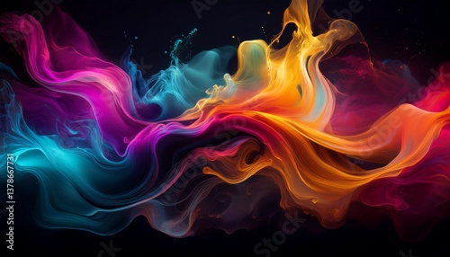 abstract fire background with flames