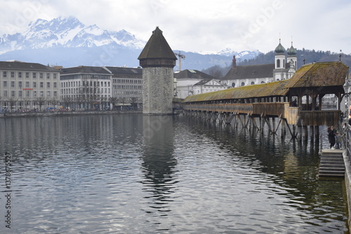 Spreuerbrücke über die Reuss 