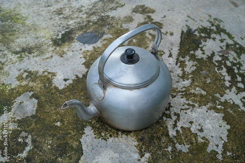 Silver Hot Water Kettle photo
