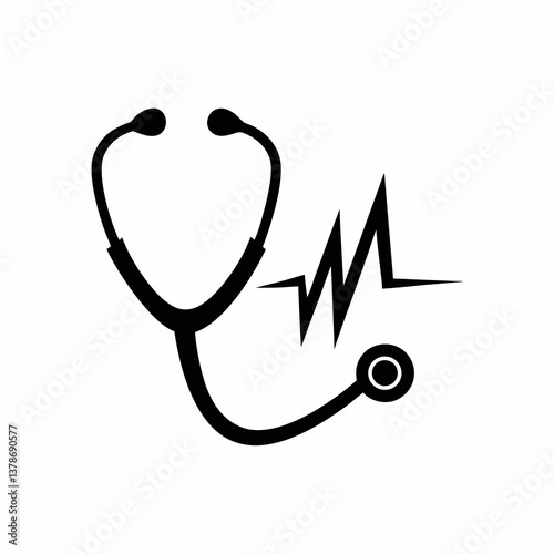 stethoscope with heart