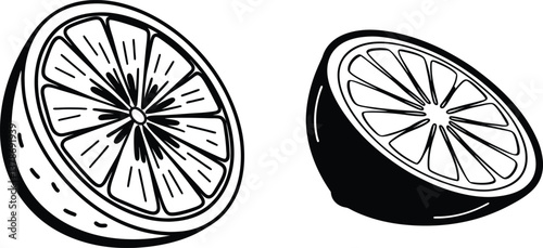 set of vector foot