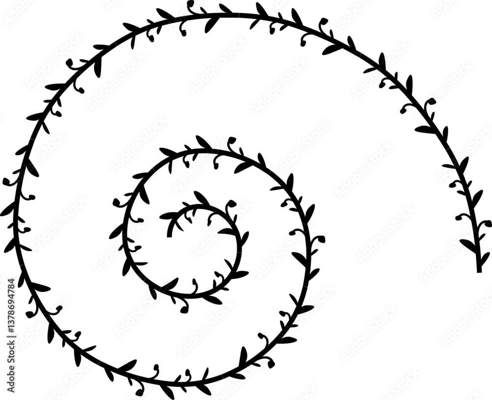 Spiral Frame wreath simple shape vector Leaves border floral photo frame romantic Botanical Branches decoration Spiral Frame wreath simple shape vector Leaves border floral photo frame romantic Botanical Branches decoration