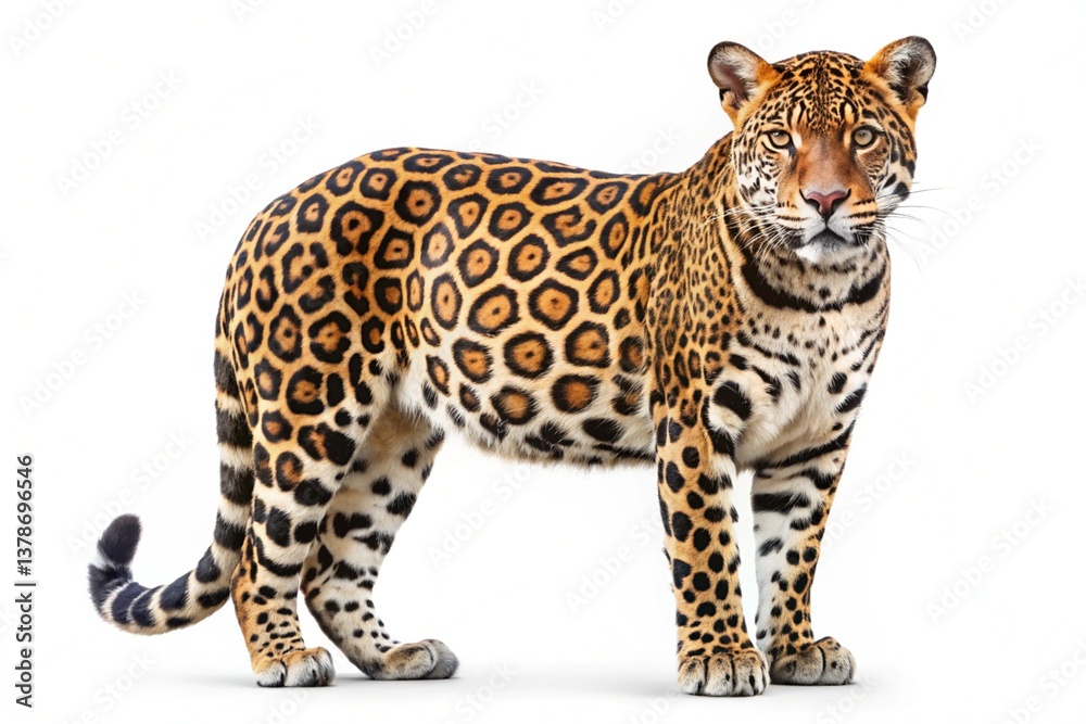Obraz premium jaguar Isolated on white background