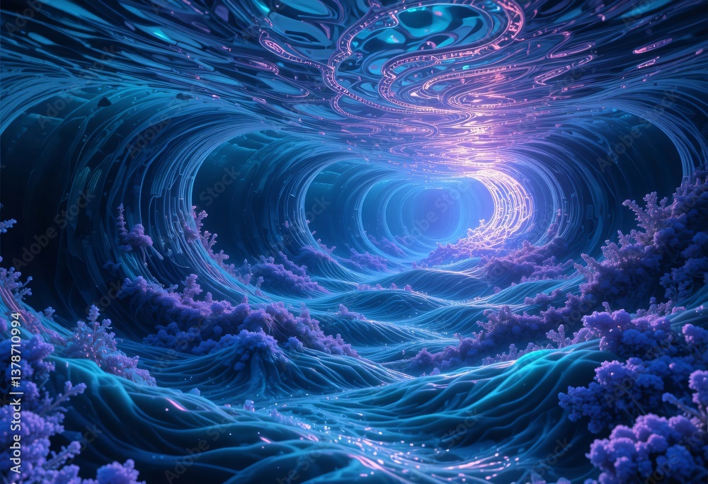 Fototapeta premium fractal burst background