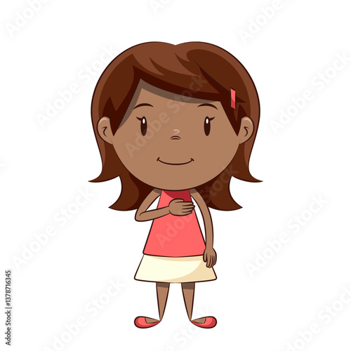 Little black girl Pledge of Allegiance