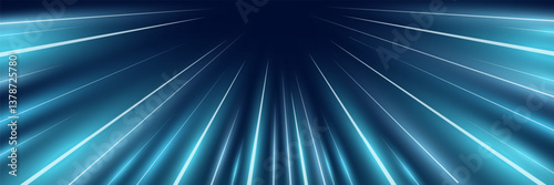 Bild auf Leinwand Dynamic radial speed burst